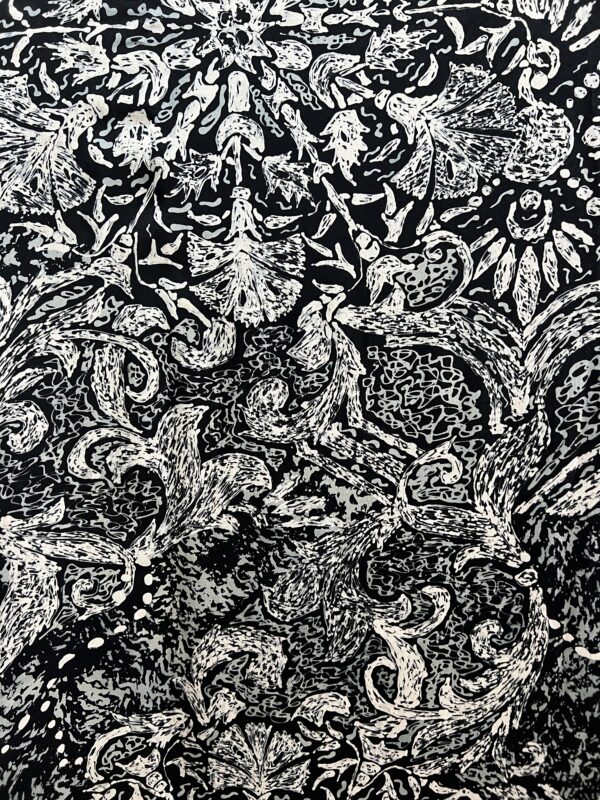 Simfoni Geomteri Satin Silk Batik - Image 5
