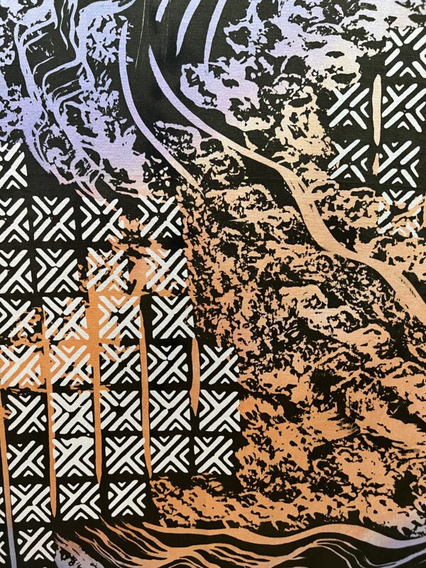 Simfoni Ombak Satin Silk Batik - Image 4