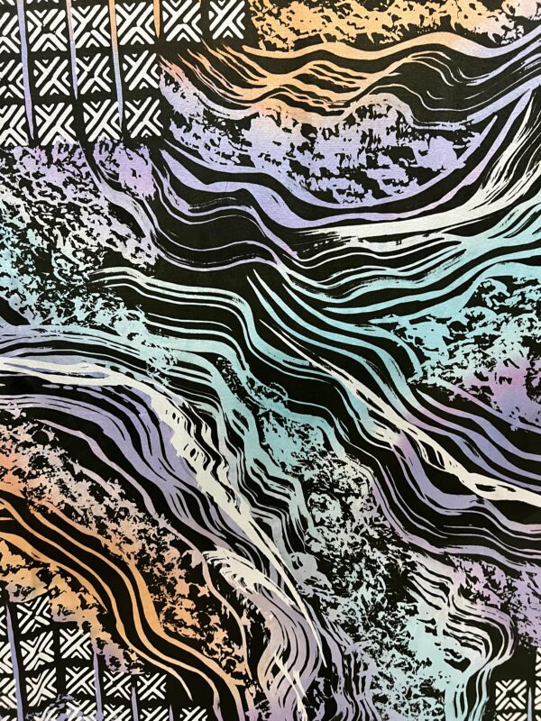 Simfoni Ombak Satin Silk Batik - Image 3