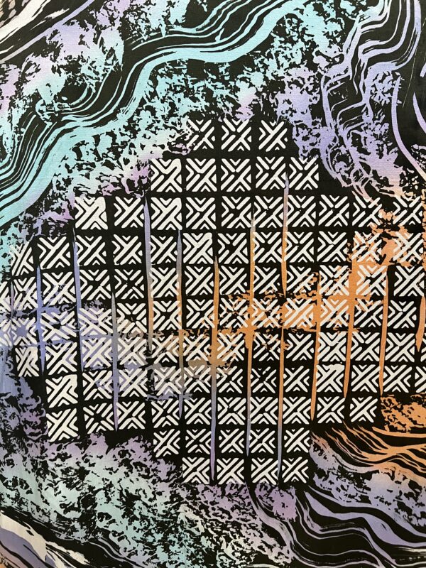 Simfoni Ombak Satin Silk Batik - Image 2