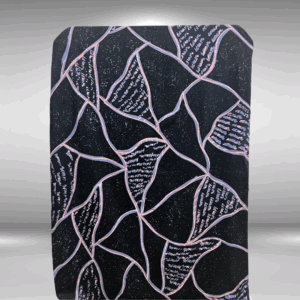 Nexus Cotton Batik Black & Dusty Pink