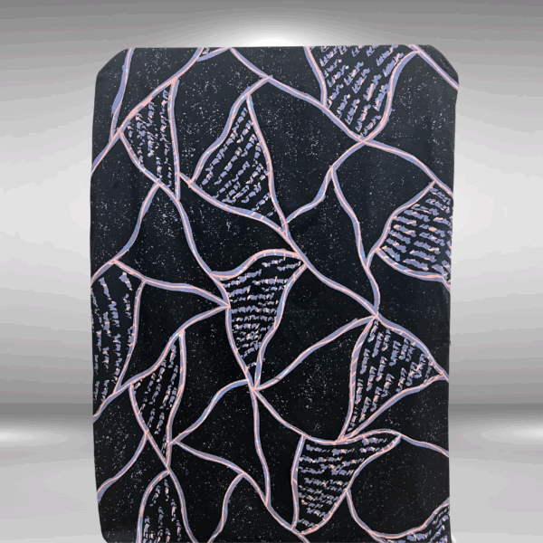 Nexus Cotton Batik Black & Dusty Pink