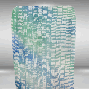 Betta Fish Scale Cotton Batik in Aqua