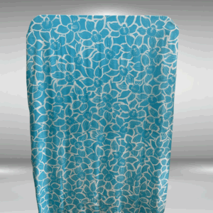 Flora Cotton Batik in Baby Blue