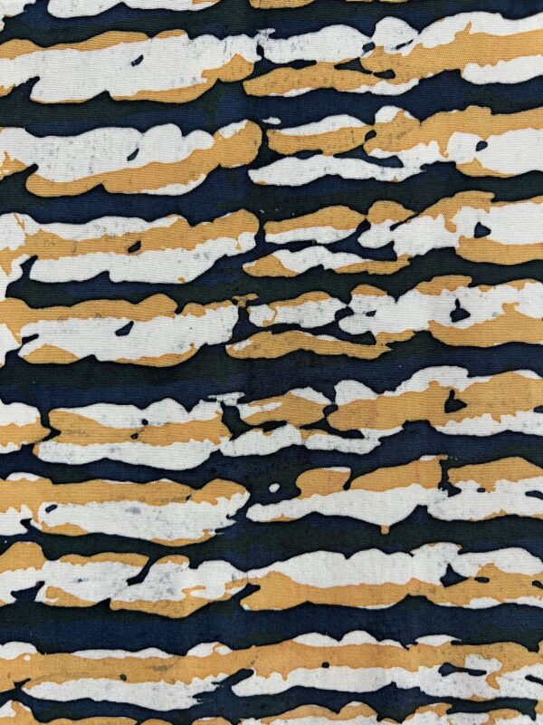 Betta Fish Scale Cotton Batik in Earth - Image 2